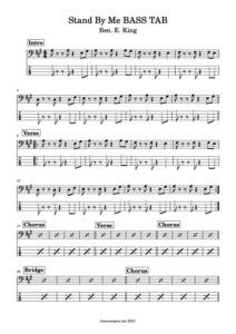 Stand By Me Bass Tab - basscampus - Online Bass Lessons